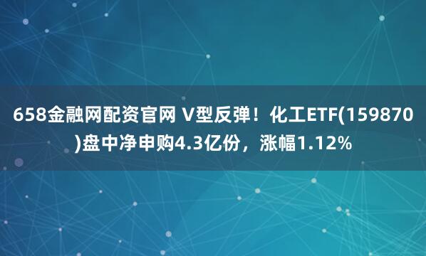 658金融网配资官网 V型反弹！化工ETF(159870)盘中净申购4.3亿份，涨幅1.12%